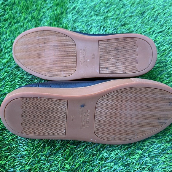 Warfield & Grand Men’s Black Sneakers with Brown Sole Size 9.5 - Picture 8 of 10